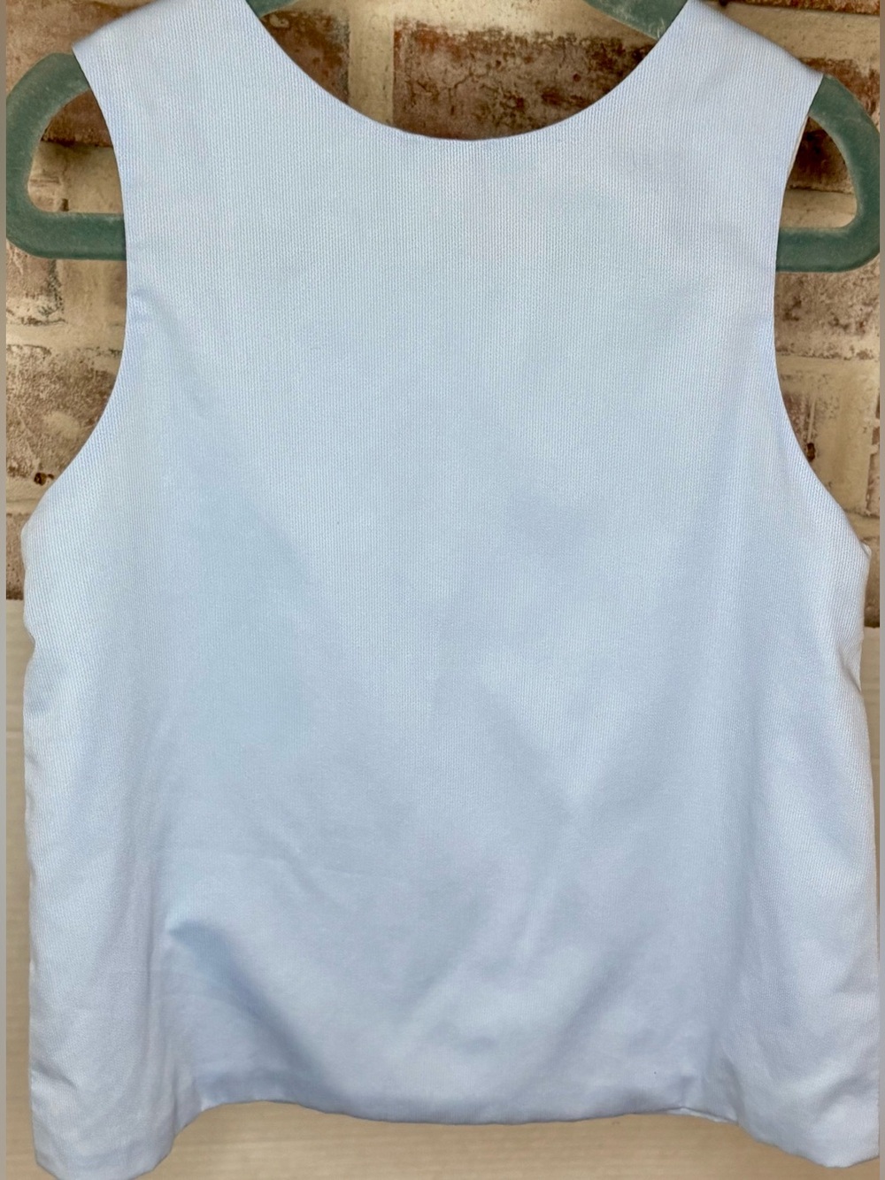 Remember Nguyen Girls 3T Blue Snowflake Pinafore Top Smocked Winter - Picture 8 of 10